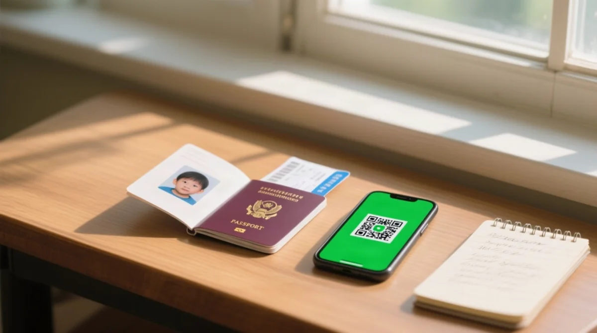 Documents, Timings, and QR Codes for Minors