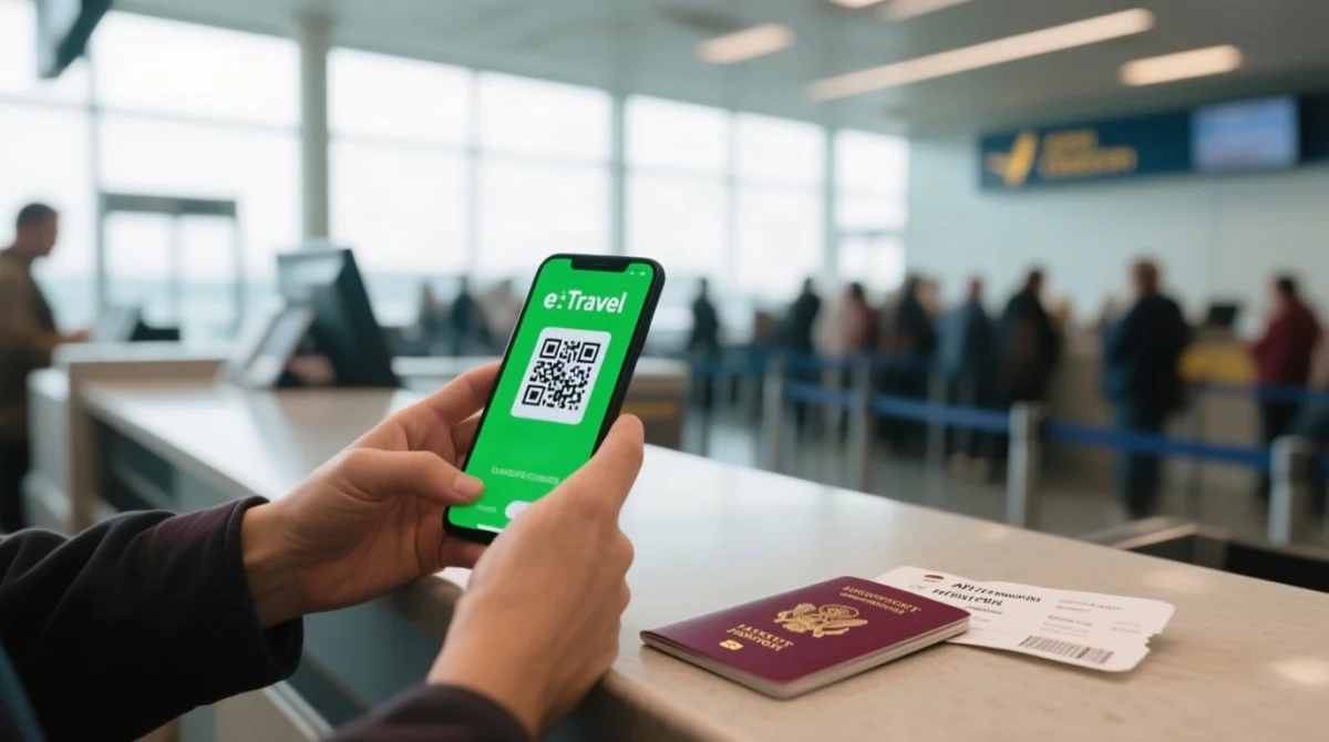 eTravel QR Code & Proof of Onward Travel for UK Citizens