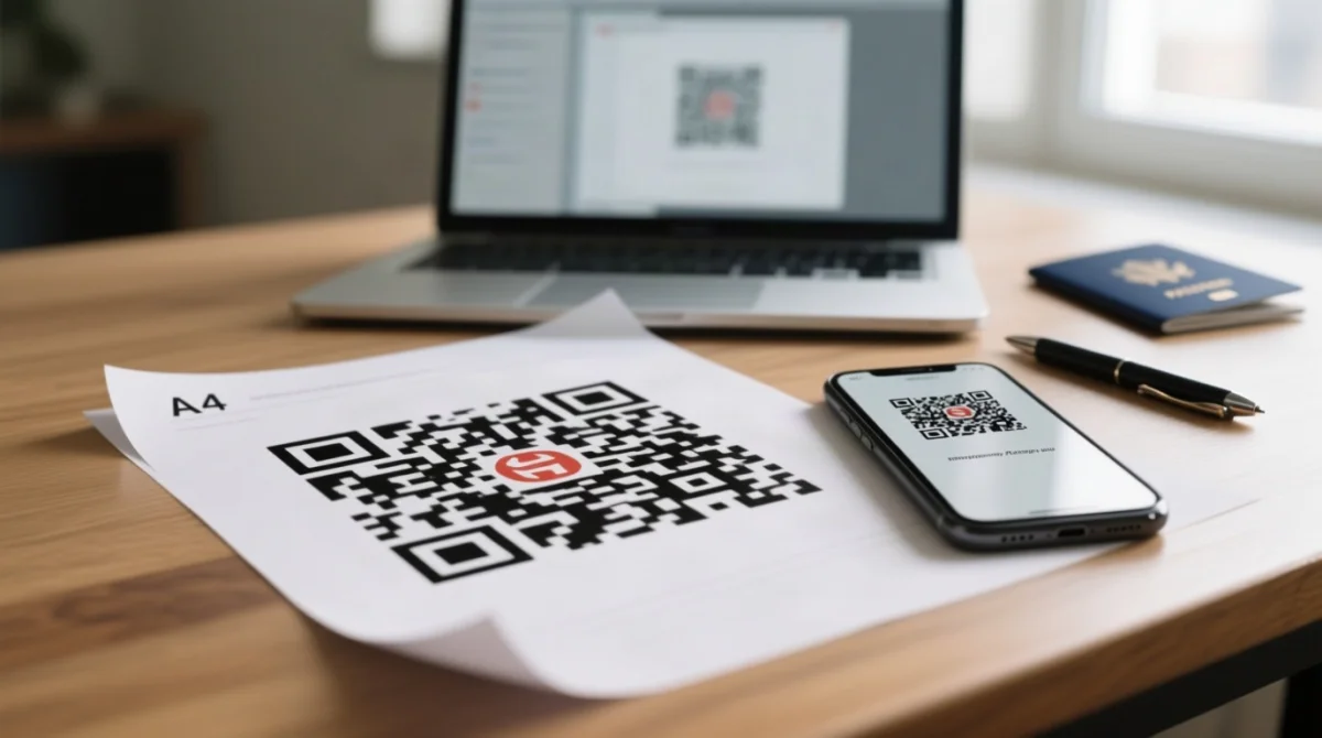 How to Download and Print Your eTravel QR Code