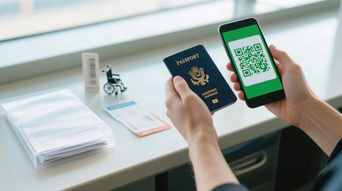 Required Documents, QR Codes and Support for Special-Needs Travellers