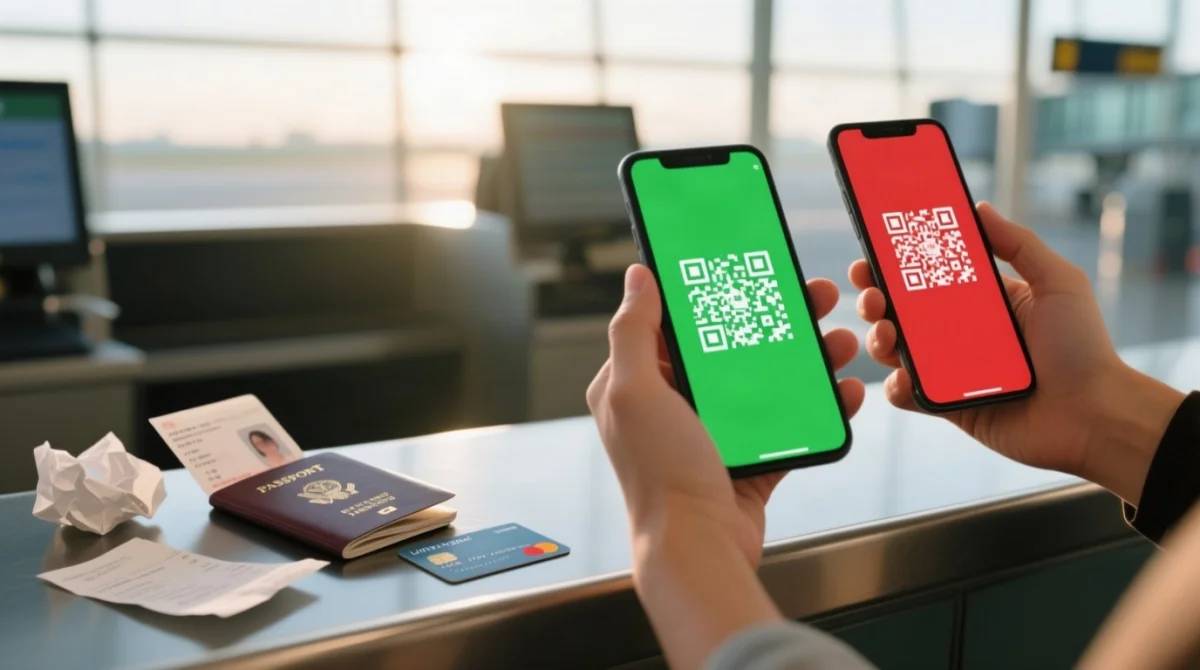 Your eTravel QR Code, Costs & Scam Warnings
